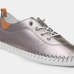 St. Ives Womens Pewter Leather Shoe*Lunar New