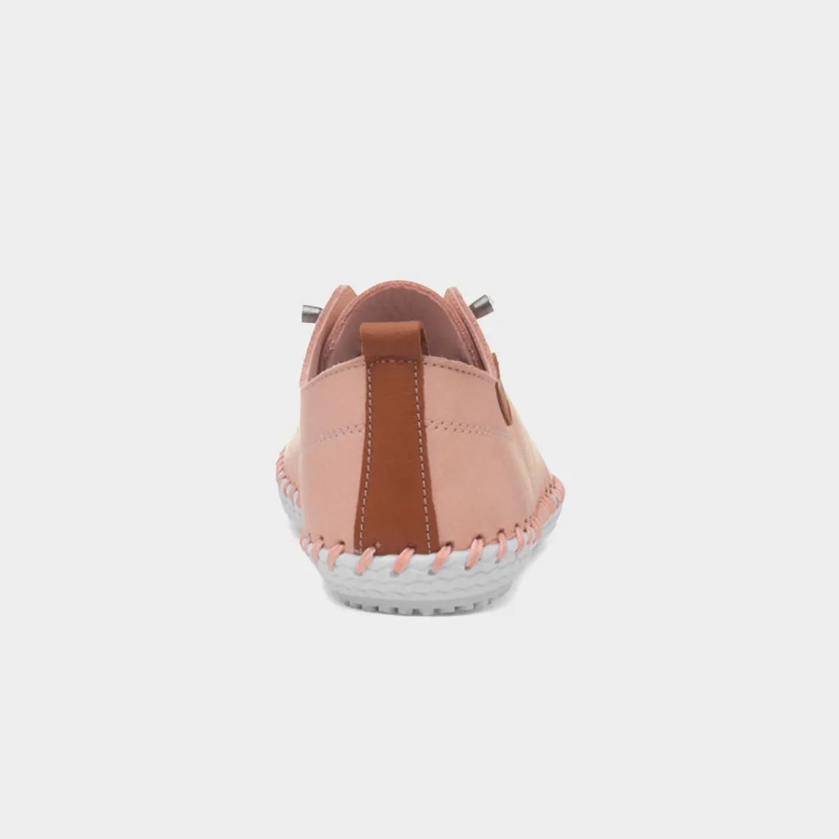 St Ives Womens Salmon Leather Casual Shoe*Lunar Clearance