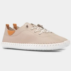 St Ives Womens Stone Leather Casual Shoe*Lunar Clearance