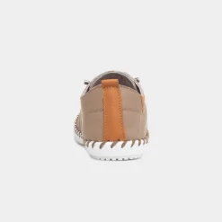 St. Ives Womens Taupe Leather Casual Shoe*Lunar New