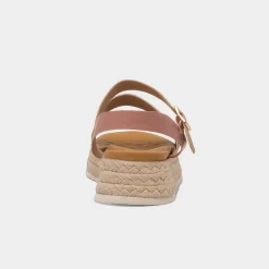 Summer Womens White Buckle Sandal*Lunar Clearance