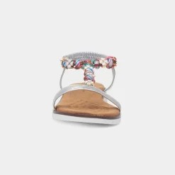 Tempo Womens Silver Sandal*Lunar Online