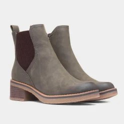 Tonia Womens Olive Ankle Boot*Lunar Online
