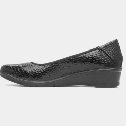 Winnie Womens Black Leather Shoe*Lunar New