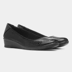 Winnie Womens Black Leather Shoe*Lunar New