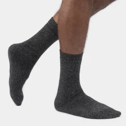Malvern Mens 3 Pack Grey & Navy Boot Socks*shoezone Fashion