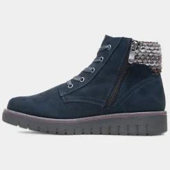 Comb Womens Navy Boot*Marco Tozzi Hot