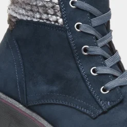Comb Womens Navy Boot*Marco Tozzi Hot