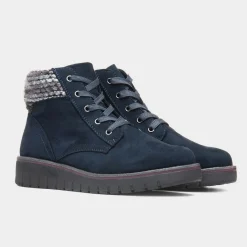 Comb Womens Navy Boot*Marco Tozzi Hot