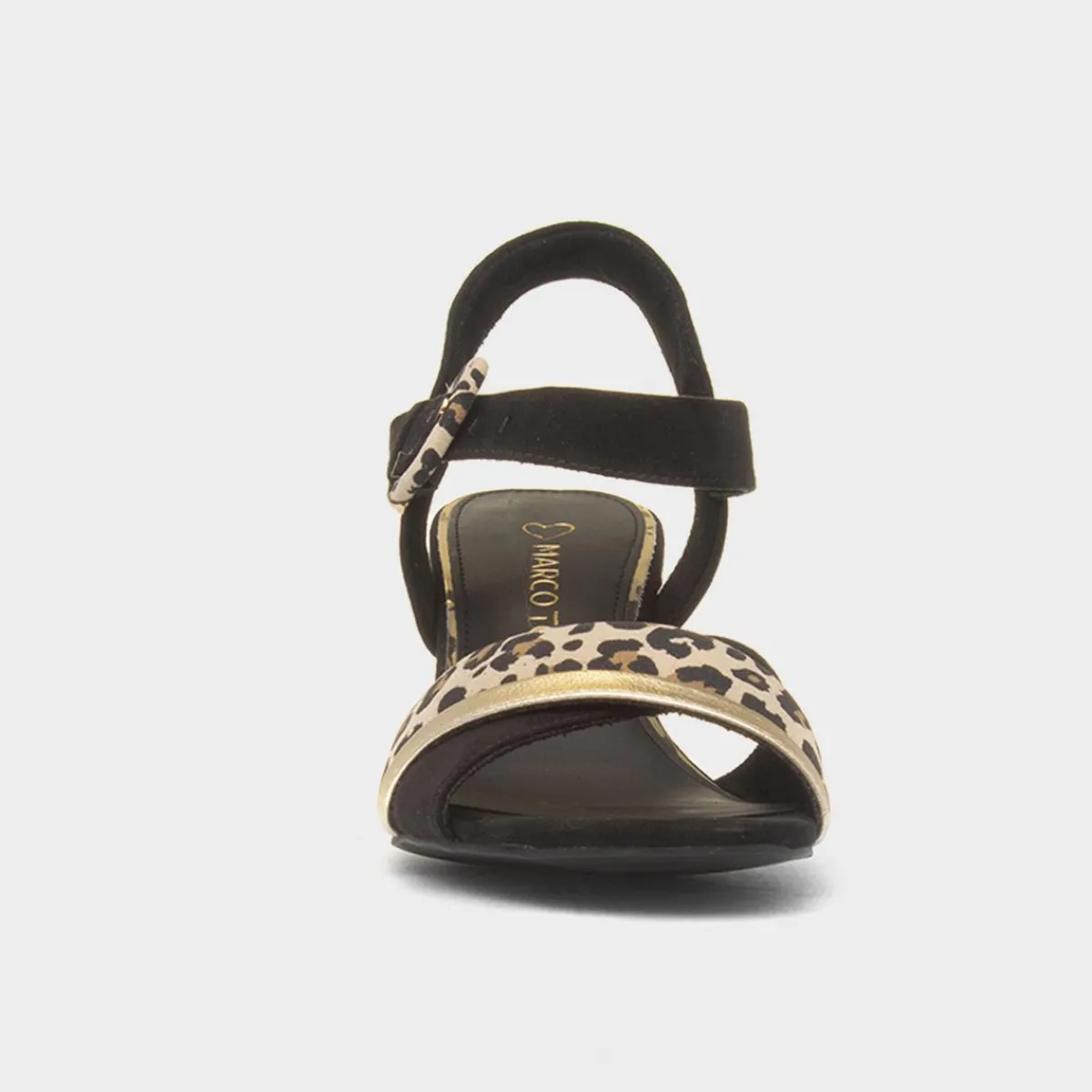 Womens Leopard Print Buckle Heel*Marco Tozzi Online