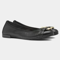 Womens Leather Ballerina Shoe*Marco Tozzi Hot