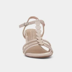 Womens Ivory Patent Heart T-Bar Heel*Marco Tozzi Hot