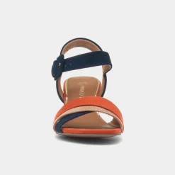 Womens Navy Buckle Heel*Marco Tozzi Online