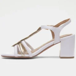Womens Heart T-Bar Heel*Marco Tozzi Hot