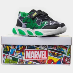 Hulk Kids Black Light Up Trainer*Marvel Hot