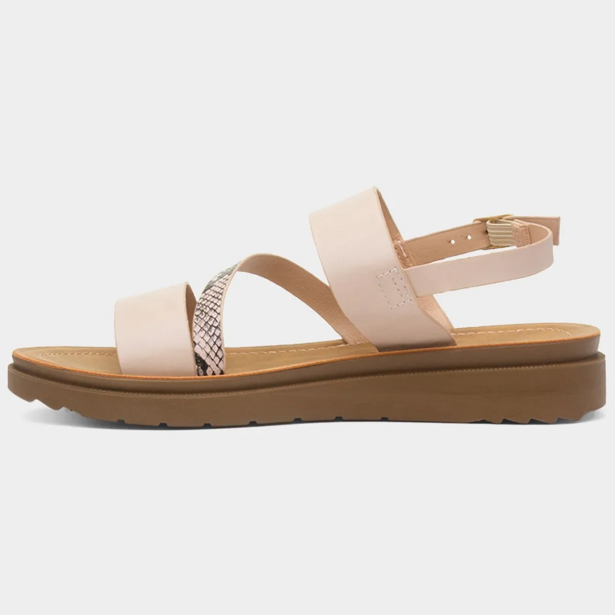 Eden Womens Blush Wider Fit Sandal*Maya Grace Fashion