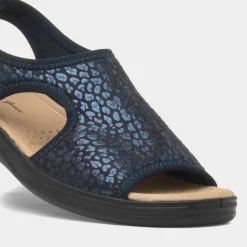 Shantelle Womens Navy Sandal*Maya Grace Clearance