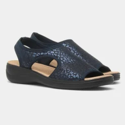 Shantelle Womens Navy Sandal*Maya Grace Clearance