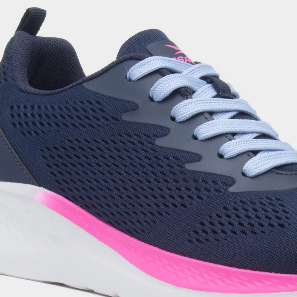 Aldrin Womens Navy Knitted Trainer*Osaga New
