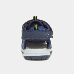 Arden Boys Navy Easy Fasten Sandal*Osaga Online