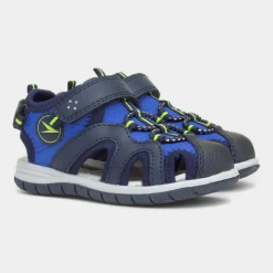Arden Boys Navy Easy Fasten Sandal*Osaga Online
