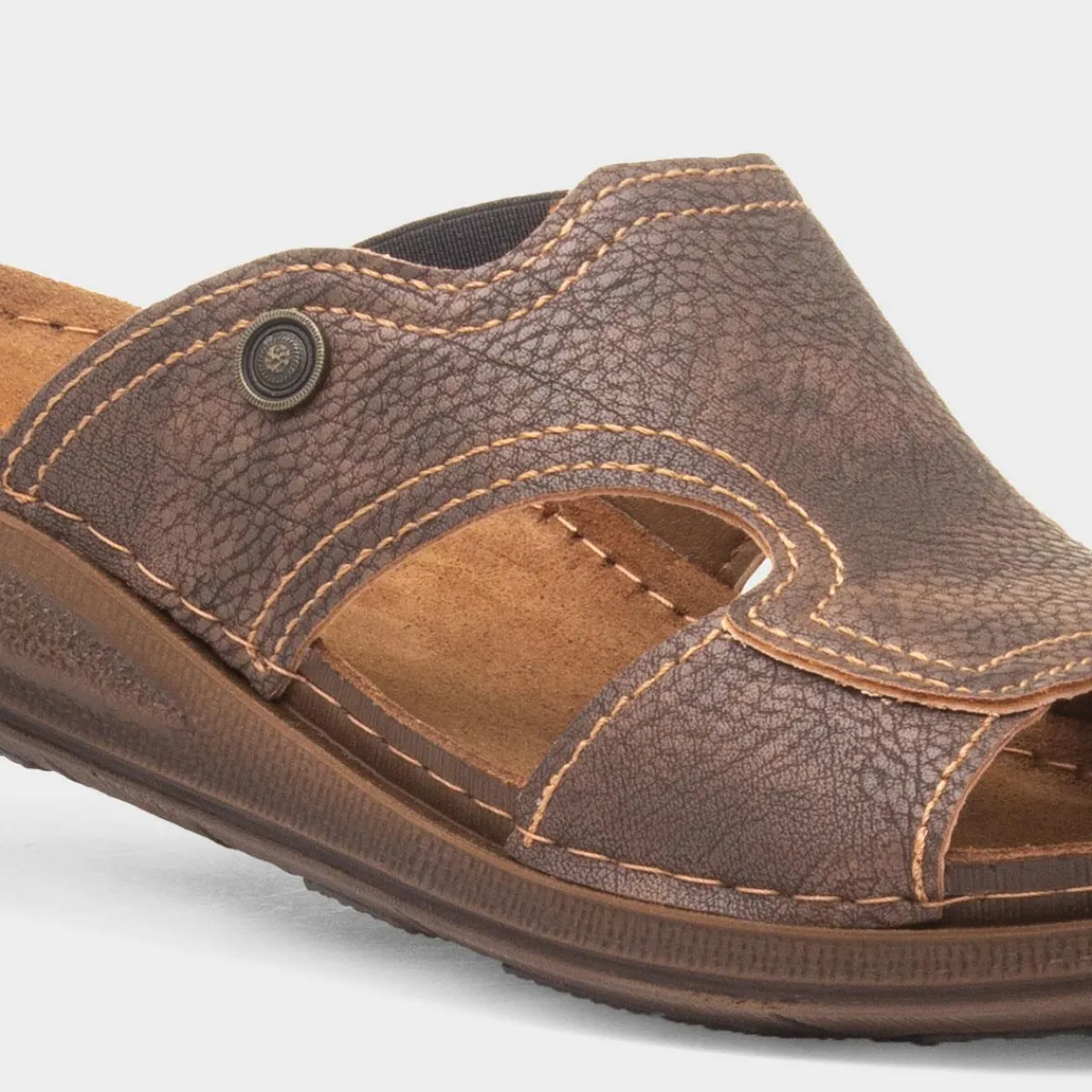 Buena Mens Brown Mule Sandal*Osaga Sale