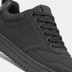 Foden Mens Black Lace Up Casual Shoe*Osaga Best