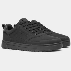 Foden Mens Black Lace Up Casual Shoe*Osaga Best