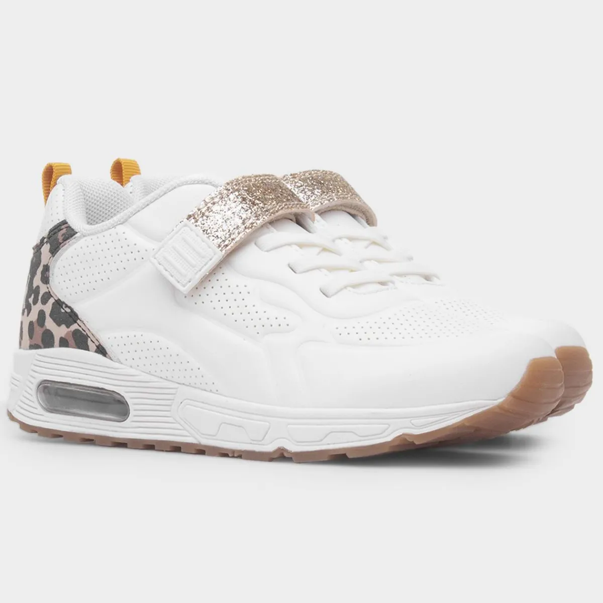 Gabby Kids White Easy Fasten Trainer*Osaga Discount