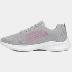 Galactic Womens Grey Lace Up Trainer*Osaga Best