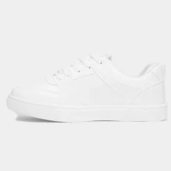 Gravity Womens White Lace Up Trainer*Osaga Online