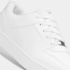 Gravity Womens White Lace Up Trainer*Osaga Online