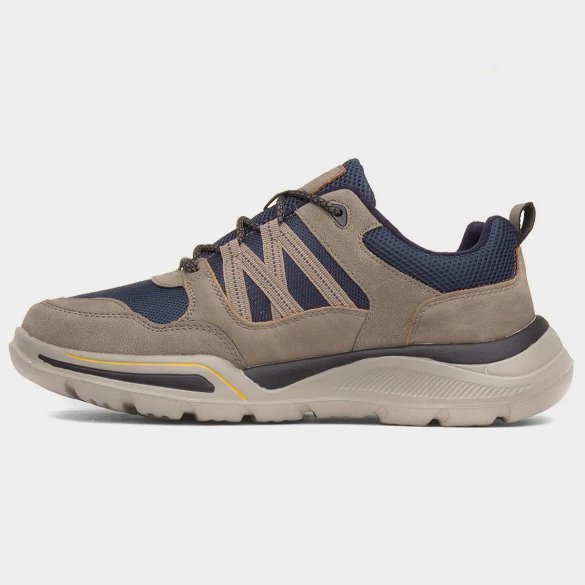 Maddison Mens Taupe Casual Shoe*Osaga Hot