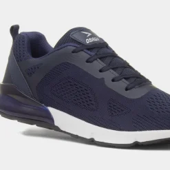 Magnitude Mens Navy Lace Up Trainer*Osaga New