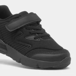 Metrology Kids Black Easy Fasten Trainer*Osaga New