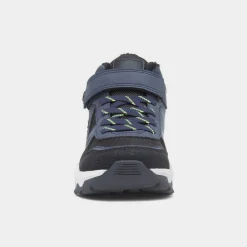 Mo Boys Navy Easy Fasten Boot*Osaga New