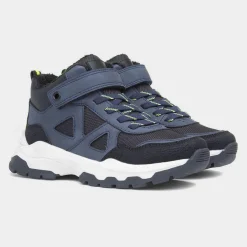 Mo Boys Navy Easy Fasten Boot*Osaga New
