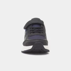 Nix Kids Black Easy Fasten Trainer*Osaga Discount