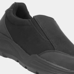 Nunez Mens Black Slip On Shoe*Osaga Online