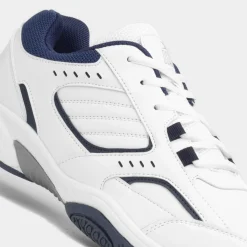 Orbit Mens White Lace Up Trainer*Osaga Discount
