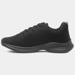 Planetary Womens Black Lace Up Trainer*Osaga Fashion