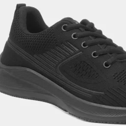 Planetary Womens Black Lace Up Trainer*Osaga Fashion