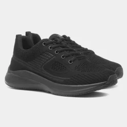 Planetary Womens Black Lace Up Trainer*Osaga Fashion