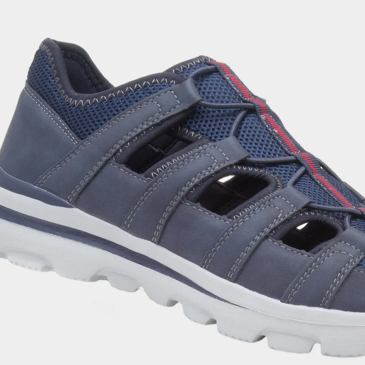 Rodney Mens Navy Fisherman Sandal*Osaga Discount