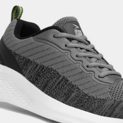 Satellite Mens Grey Lace Up Trainer*Osaga Sale