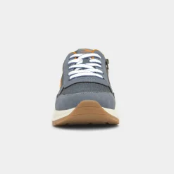 Toney Kids Blue Lace Up Trainer*Osaga Best