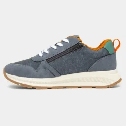 Toney Kids Blue Lace Up Trainer*Osaga Best