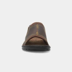 Yellowstone Mens Brown Leather Mule Sandal*Osaga Best