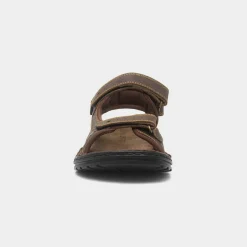 Yosemite Mens Brown Leather Sandal*Osaga Fashion