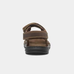 Yosemite Mens Brown Leather Sandal*Osaga Fashion